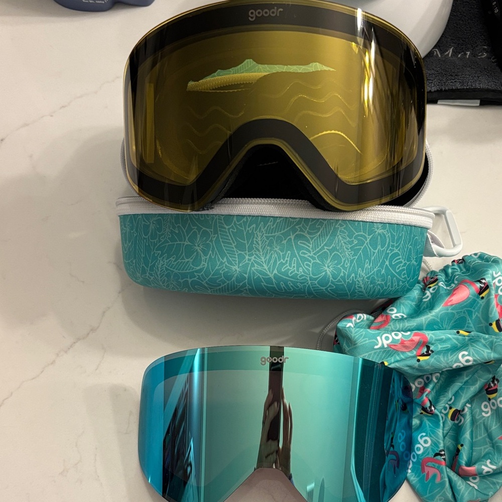 Goodr Black and Gold Goggles